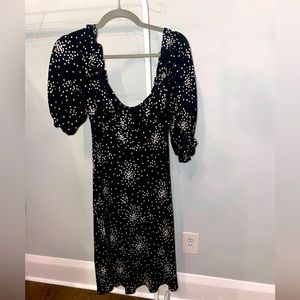 Anthropologie “LOVE-ly” black dress